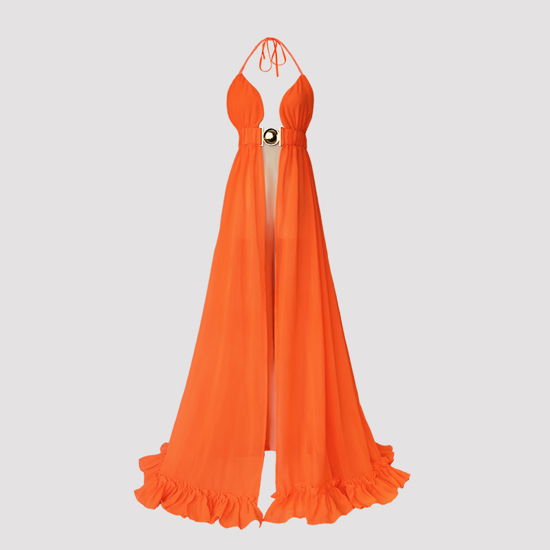 Olivia Neon Orange: The Ultimate Luxury Beach Cover-Up for Summer 2025