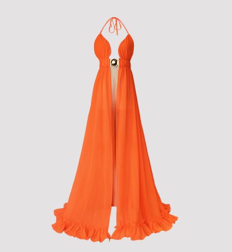 Olivia Neon Orange: The Ultimate Luxury Beach Cover-Up for Summer 2025